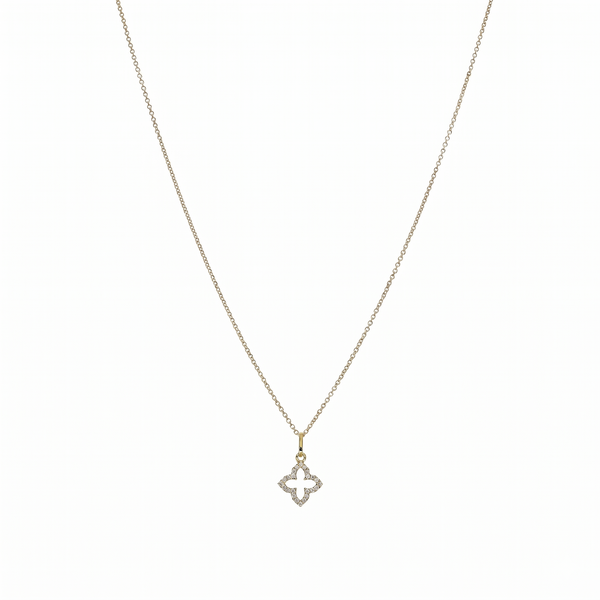 Collar Oro Amarillo 18K con Diamantes 0,07 ct | CO-14682