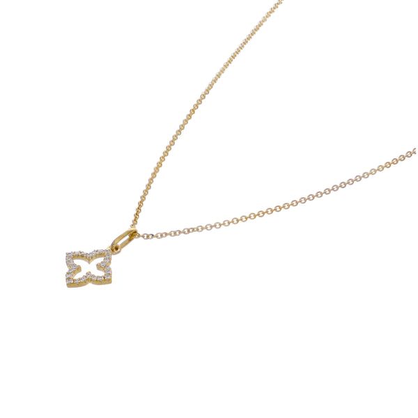 Collar Oro Amarillo 18K con Diamantes 0,07 ct | CO-14682