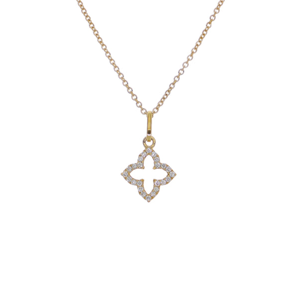 Collar Oro Amarillo 18K con Diamantes 0,07 ct | CO-14682