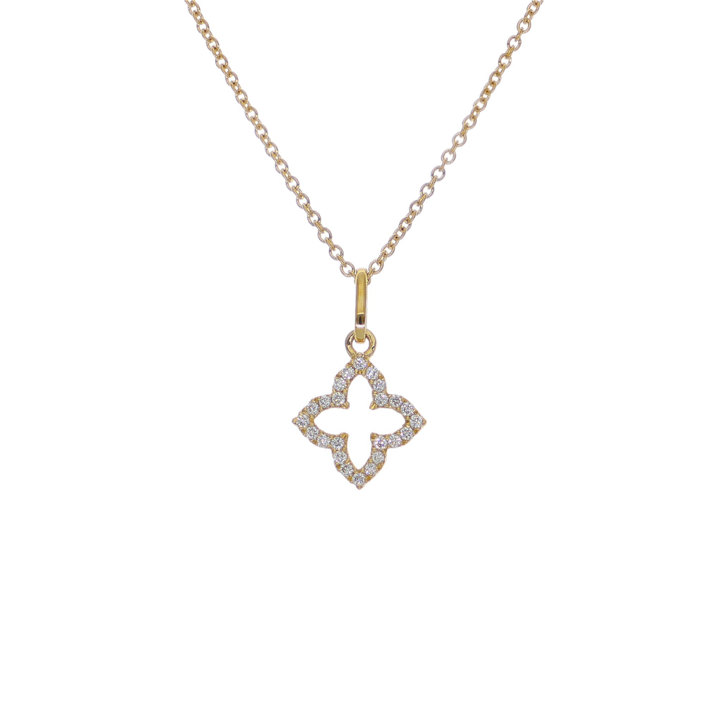 Collar Oro Amarillo 18K con Diamantes 0,07 ct | CO-14682