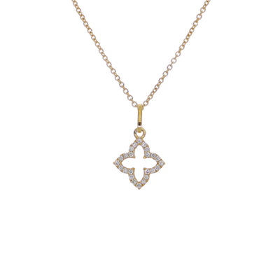 Collar Oro Amarillo 18K con Diamantes 0,07 ct | CO-14682