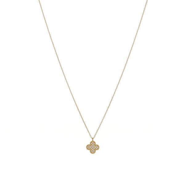 Collar Oro Amarillo 18K con Diamantes 0,07 ct | CO-14683