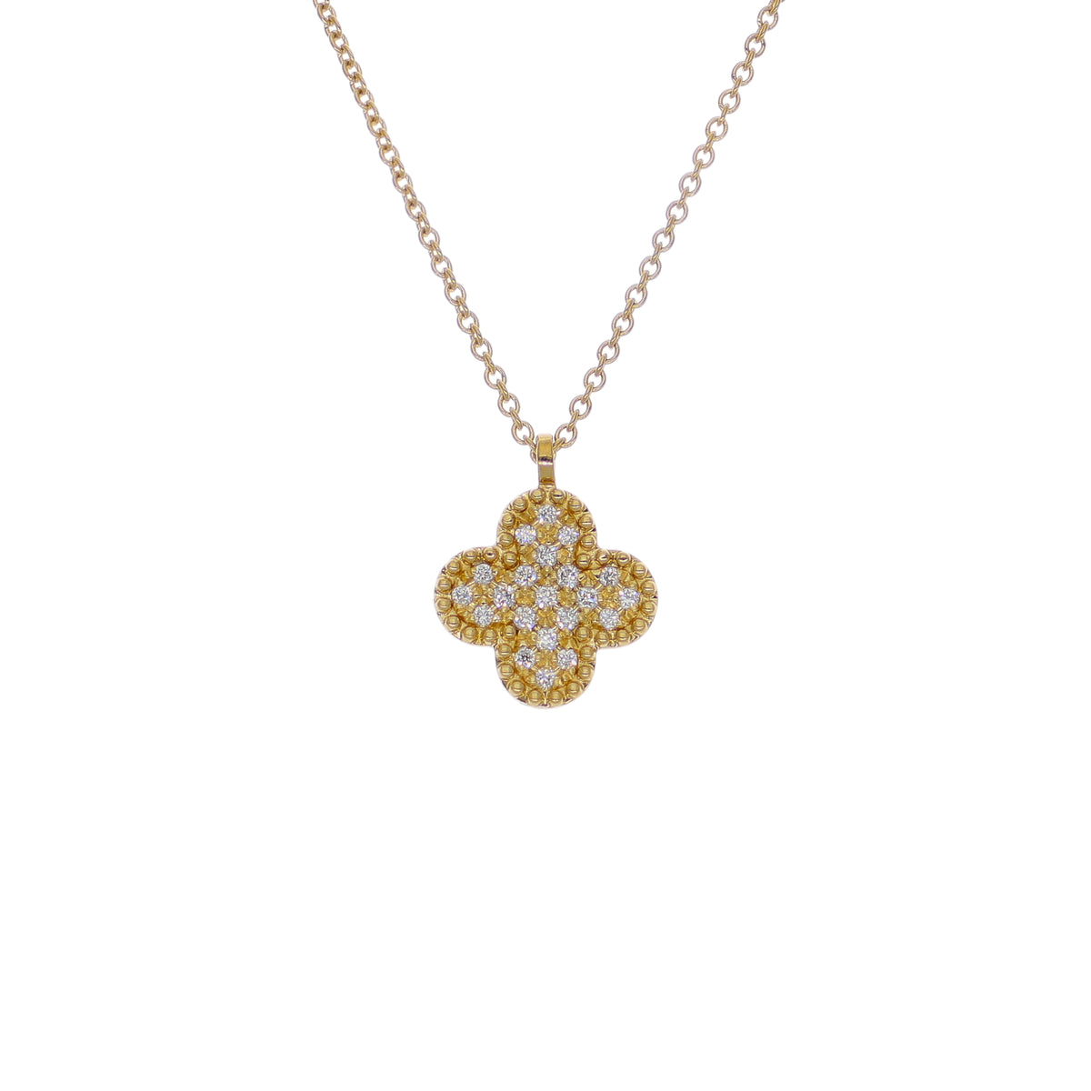 Collar Oro Amarillo 18K con Diamantes 0,07 ct | CO-14683