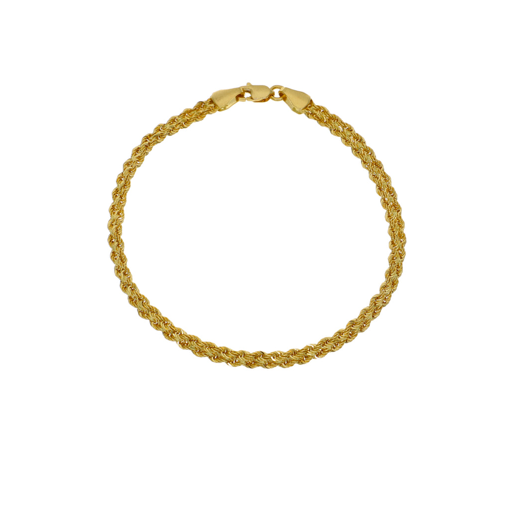 Pulsera Oro Amarillo Turbillón "Plano" PU-14748