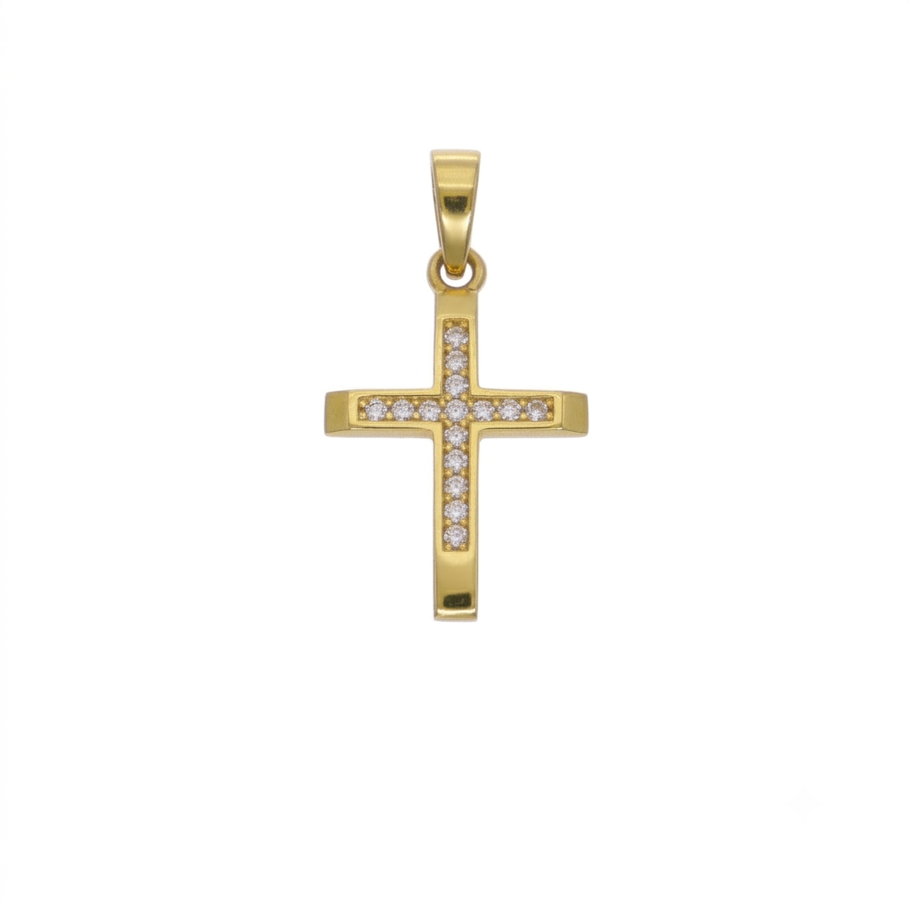 Cruz Oro Amarillo y Circones CR-14751