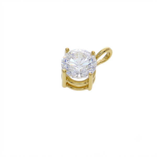 Colgante Oro Amarillo Circón Punto de Luz CL-14754