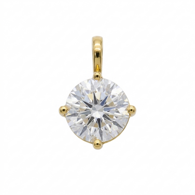 Colgante Oro Amarillo Circón Punto de Luz CL-14754