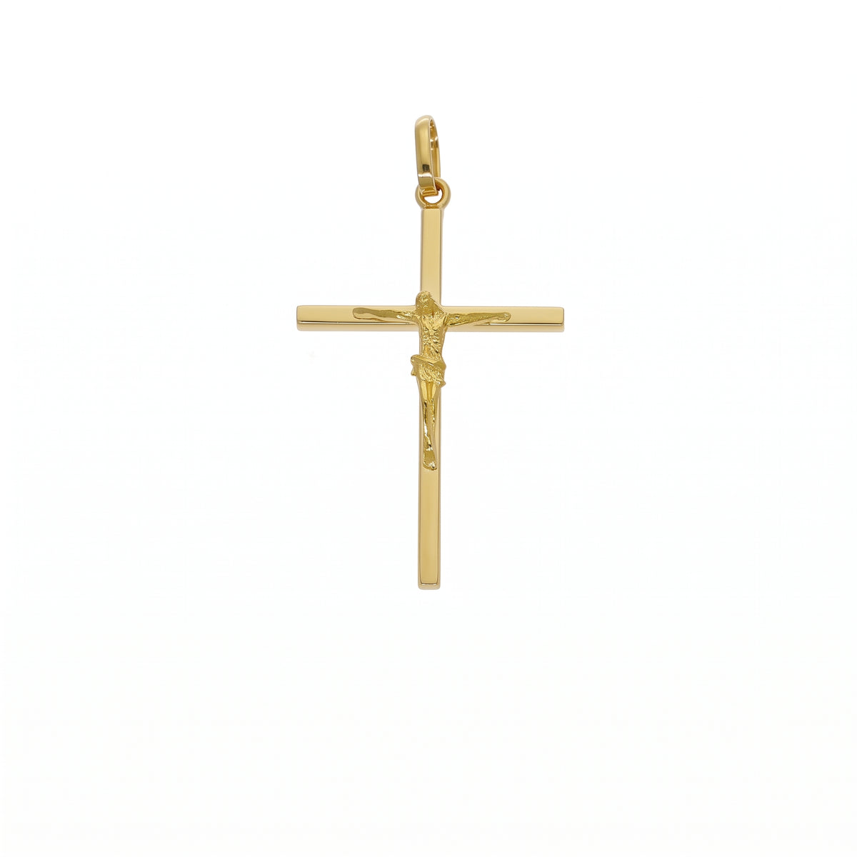 Cruz de Oro Amarillo 18K | CR-14765