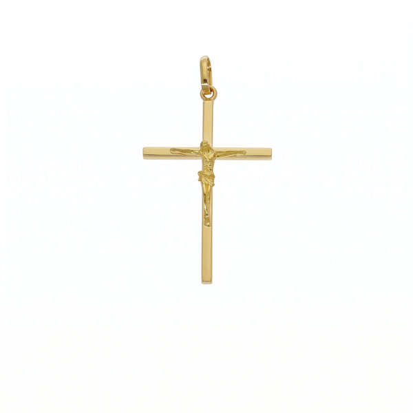 Cruz de Oro Amarillo 18K | CR-14765