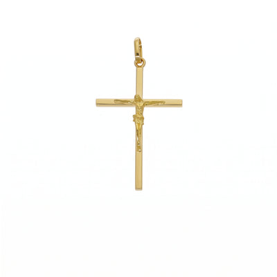 Cruz de Oro Amarillo 18K | CR-14765