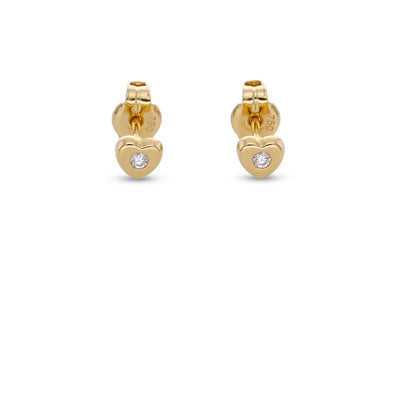 Aro Abridor Bebé Oro Amarillo 18K con Circon 3,5 mm Punto de Luz | AR-14775