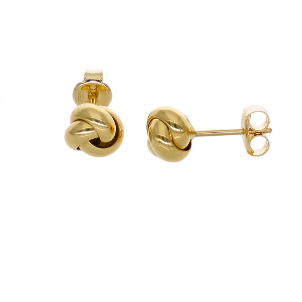 Aros Oro Amarillo 18K Tipo Nudo | AR-14783