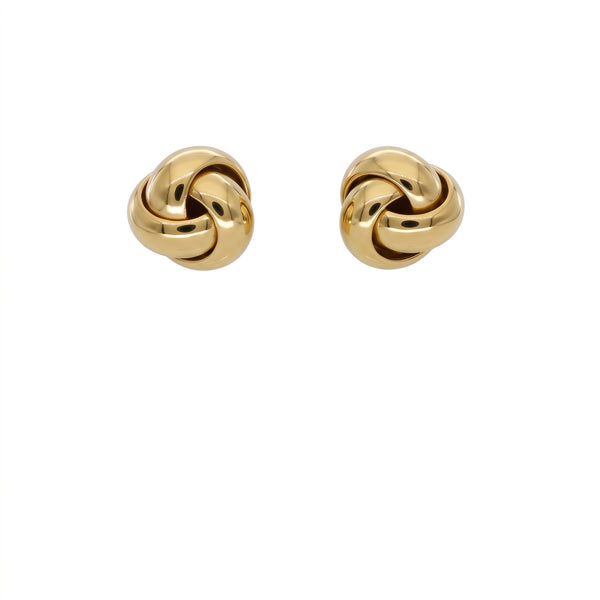 Aros Oro Amarillo 18K Tipo Nudo | AR-14783