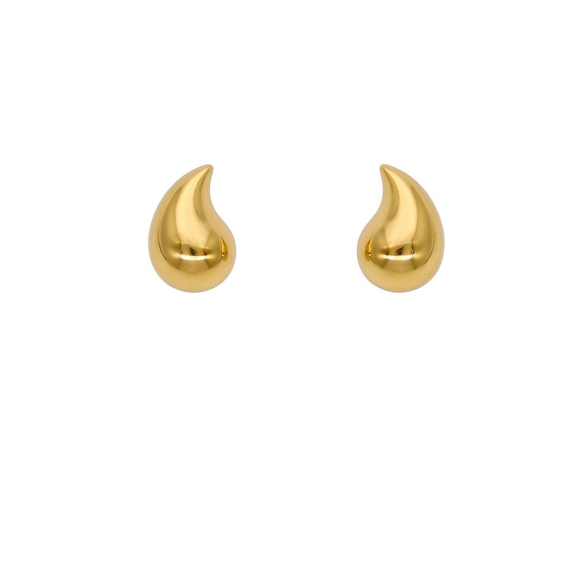Aros Oro Amarillo 18K Forma Gota | AR-14787