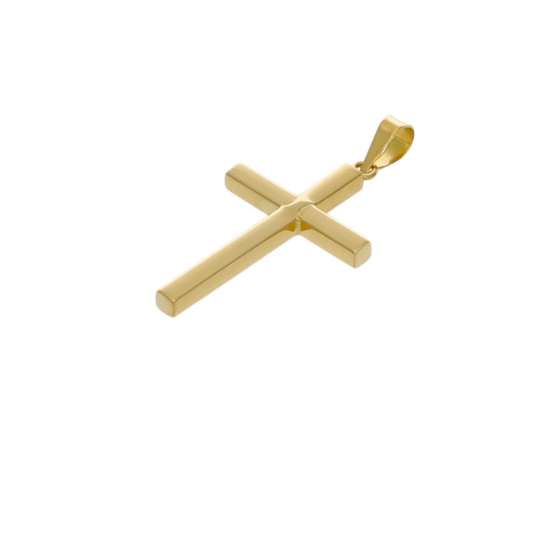 Cruz de Oro Amarillo 18K | CR-14805