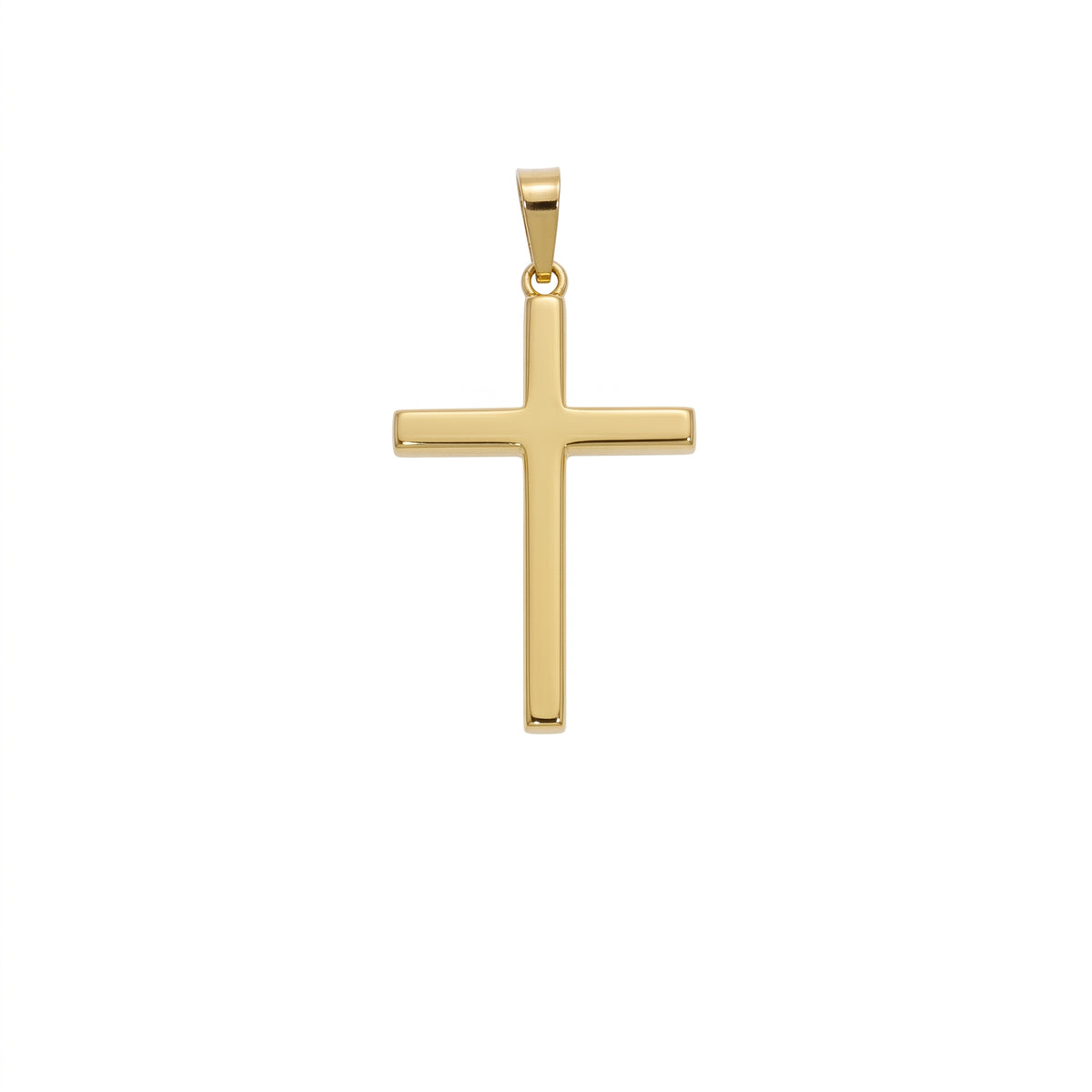 Cruz de Oro Amarillo 18K | CR-14805
