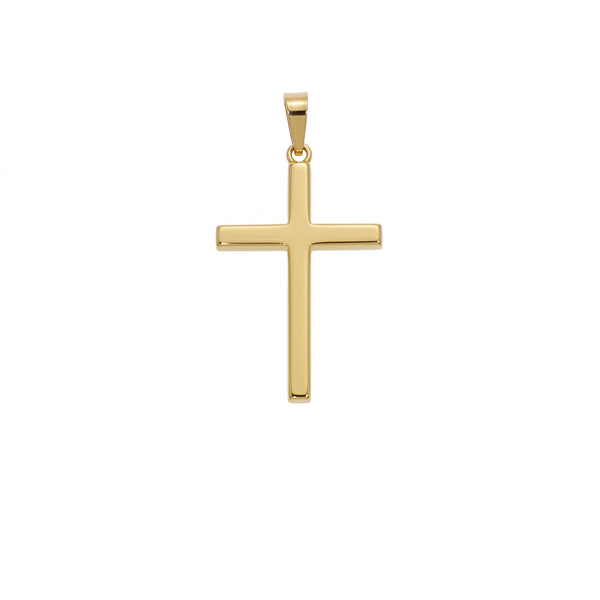 Cruz de Oro Amarillo 18K | CR-14805