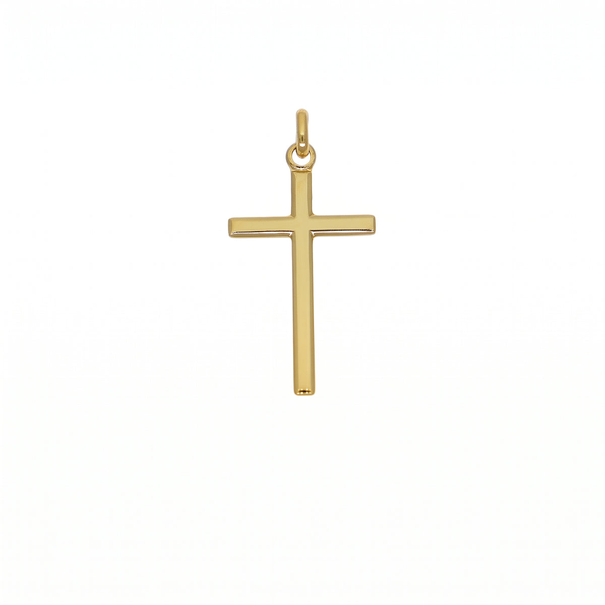 Cruz de Oro Amarillo 18K | CR-14808