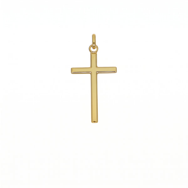 Cruz de Oro Amarillo 18K | CR-14808