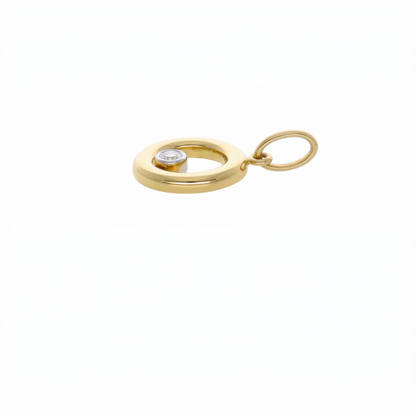 Colgante Oro Amarillo 18K Con Circón | CL-14809