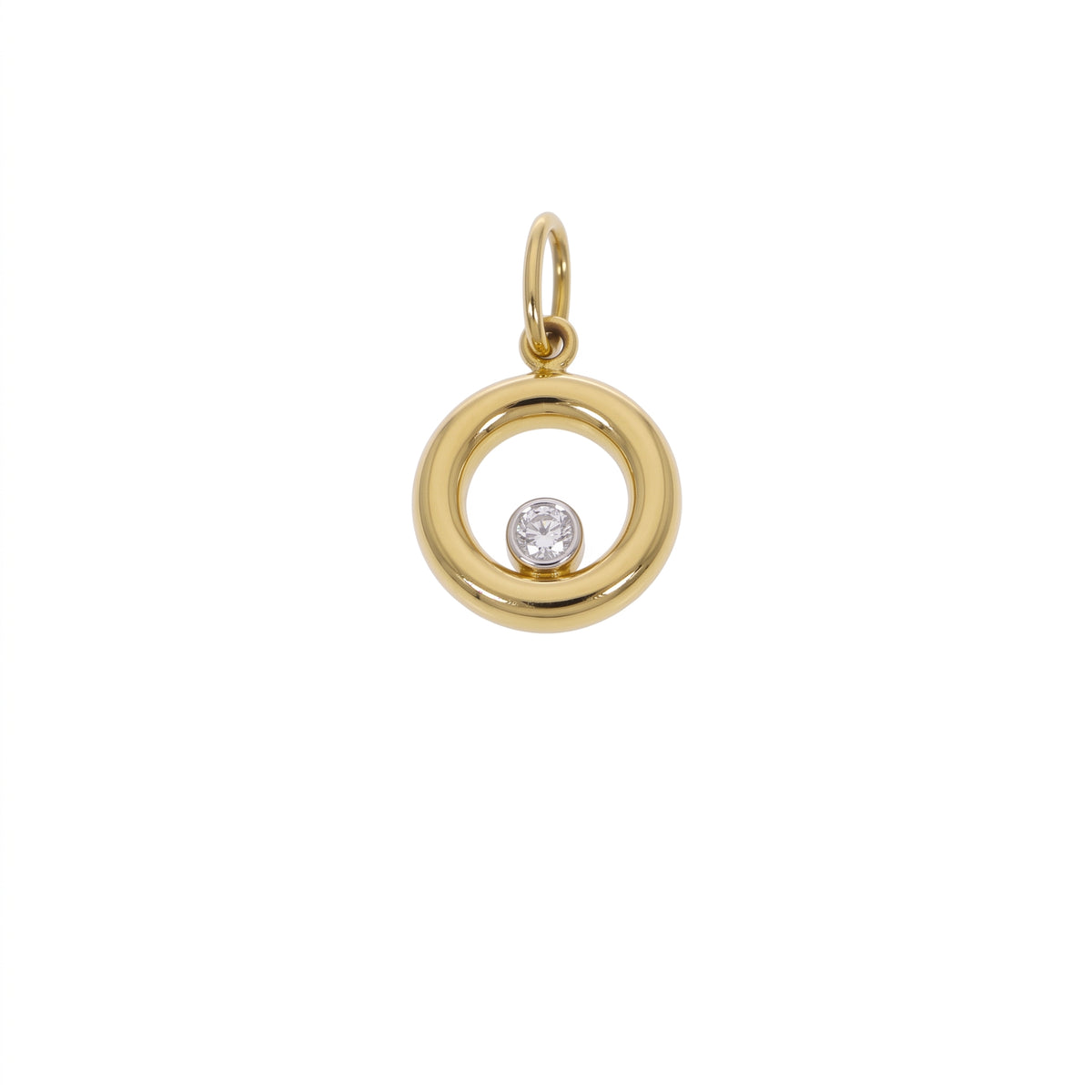 Colgante Oro Amarillo 18K Con Circón | CL-14809