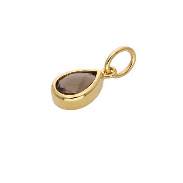 Colgante Oro Amarillo Topacio Fumè | CL-14814