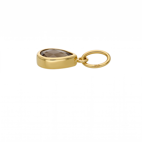 Colgante Oro Amarillo Topacio Fumè | CL-14814