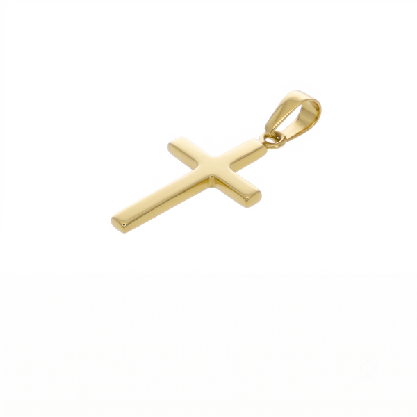 Cruz de Oro Amarillo 18K | CR-14818