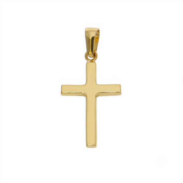 Cruz de Oro Amarillo 18K | CR-14818