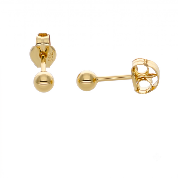Aro Abridor Bebé Oro Amarillo 18K Bolita 3 mm | AR-14835