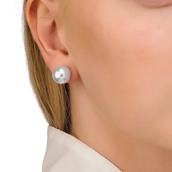 Aros Majorica Lyra Perla 12mm