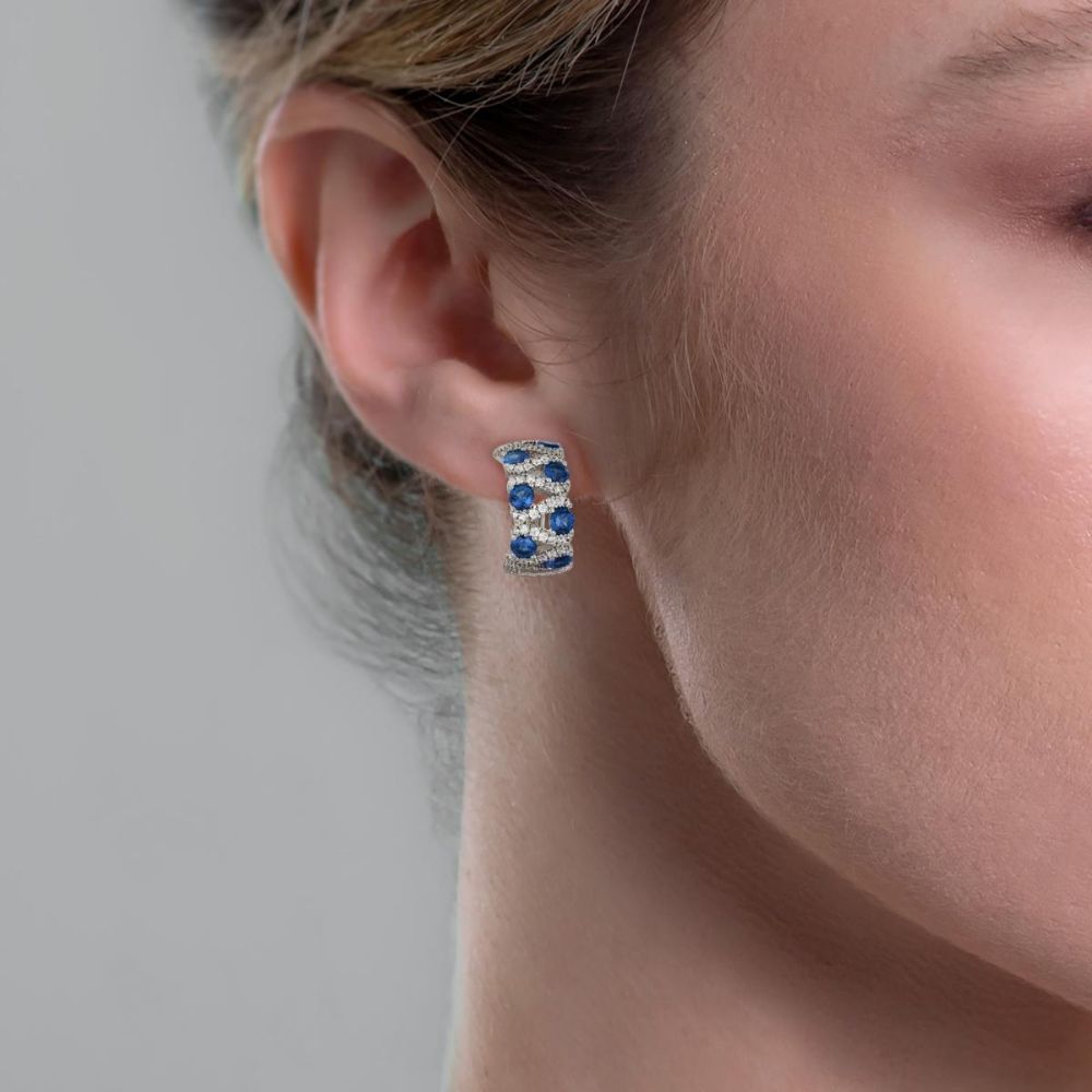 Aros ARTLINEA Plata y Circones Arabesque ZOR1303