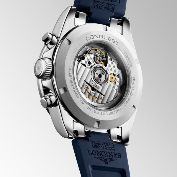Reloj Longines Conquest Chronograph Automático 42 mm  L3.835.4.98.9