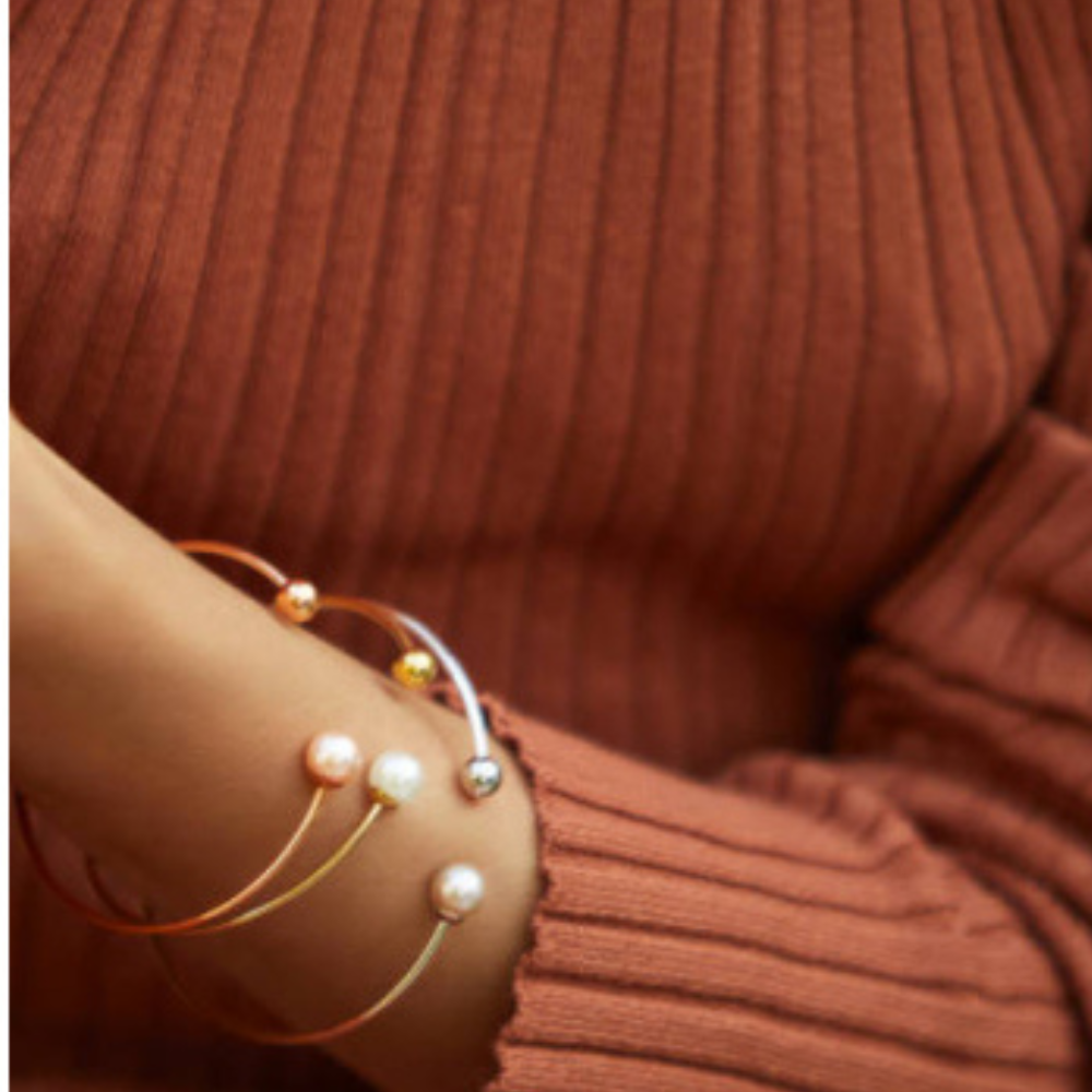 Pulsera MAJORICA Aura Dorada Perla