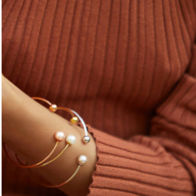 Pulsera MAJORICA Aura Dorada Perla
