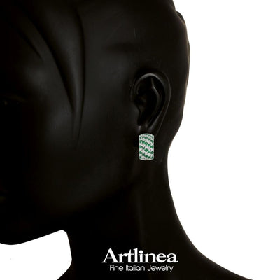 Aros ARTLINEA Plata y Circones Pavé ZOR015VE