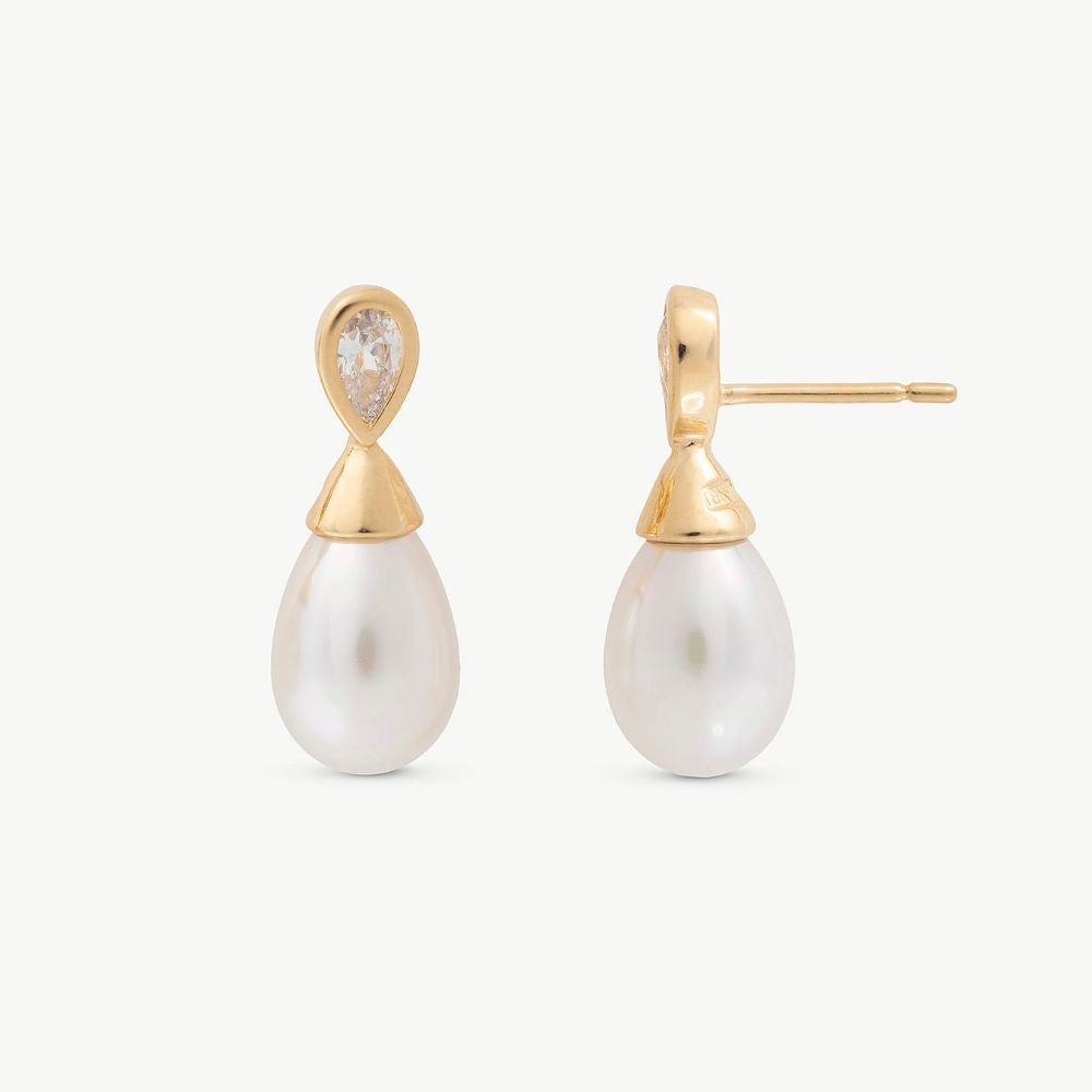Aros MAJORICA Selene Perla 8x10mm