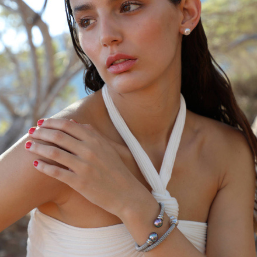 Pulsera MAJORICA Tender Perla Gris