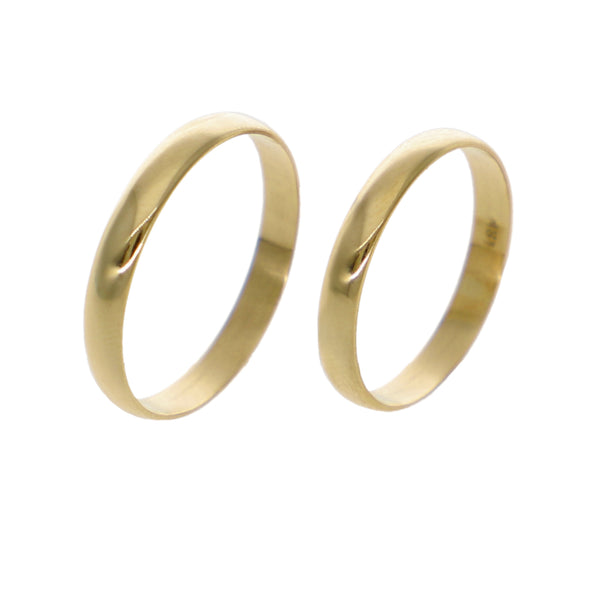 Argolla Matrimonio Inglés 3 X 0.7mm