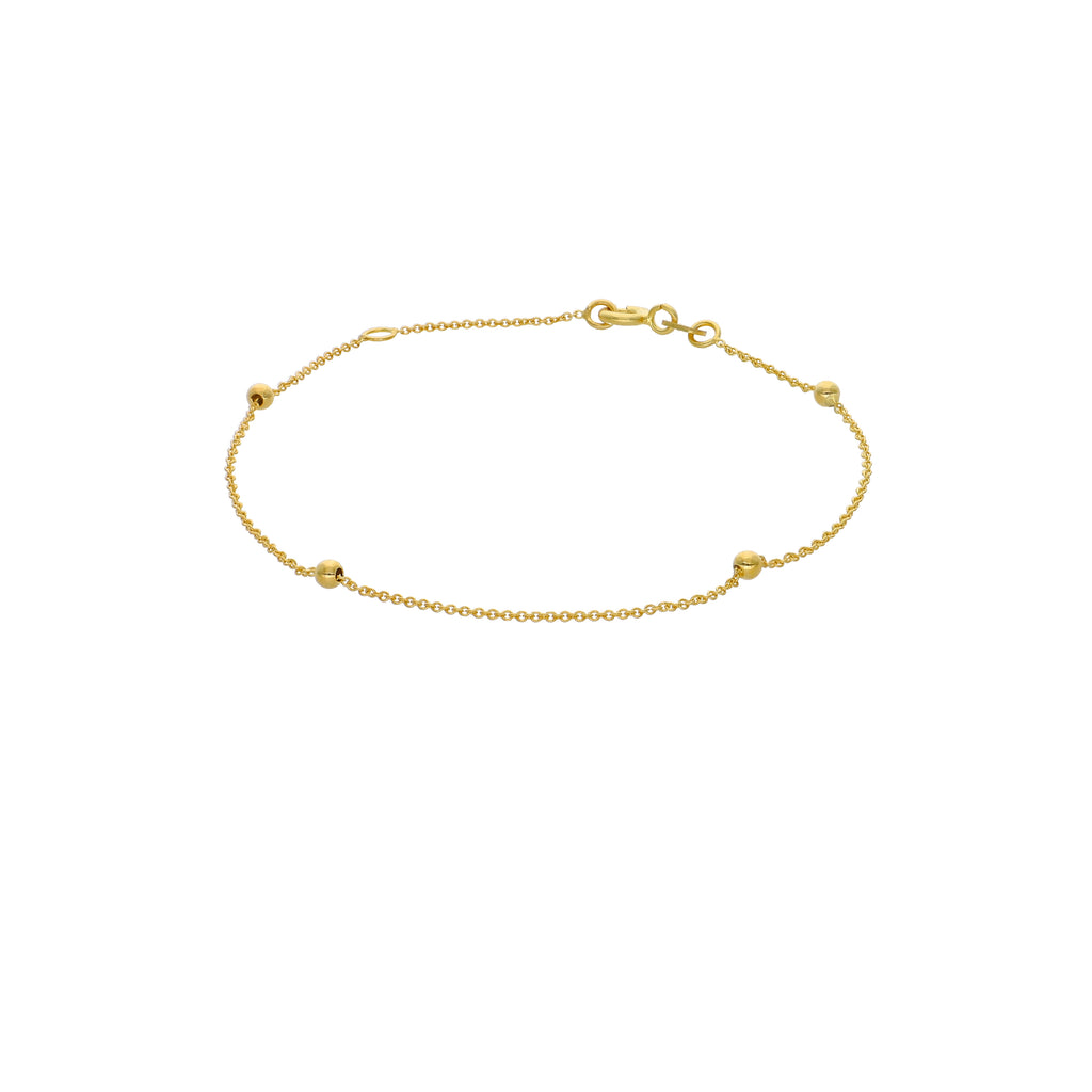 Pulsera Oro Amarillo 14kt Bolitas P005112815190