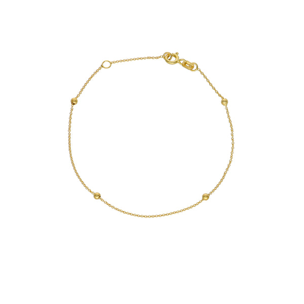 Pulsera Oro Amarillo 14kt Bolitas P005112815190