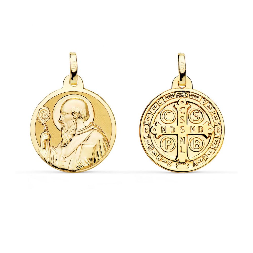 Medalla Oro Amarillo San Benito ME9419