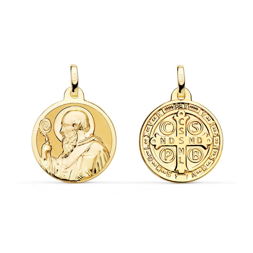 Medalla Oro Amarillo San Benito ME9417