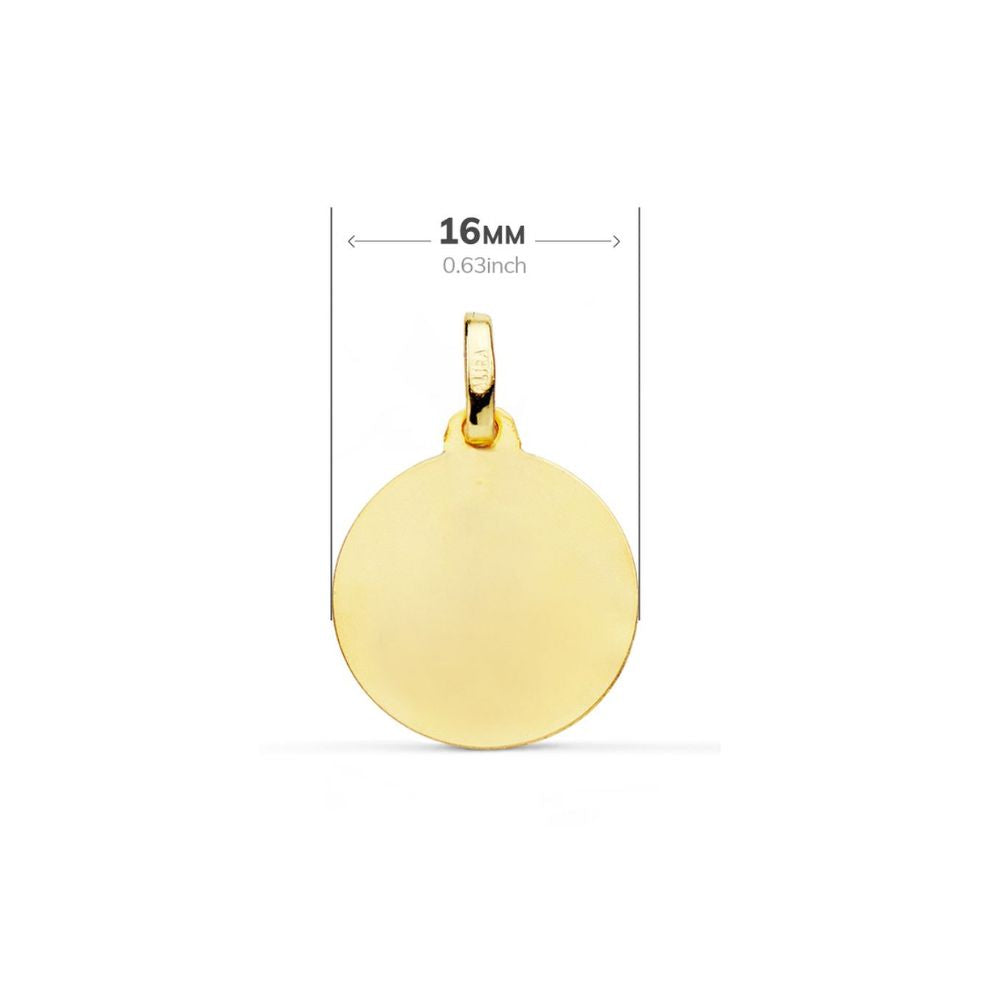 Medalla Oro Amarillo Virgen del Carmen ME9429