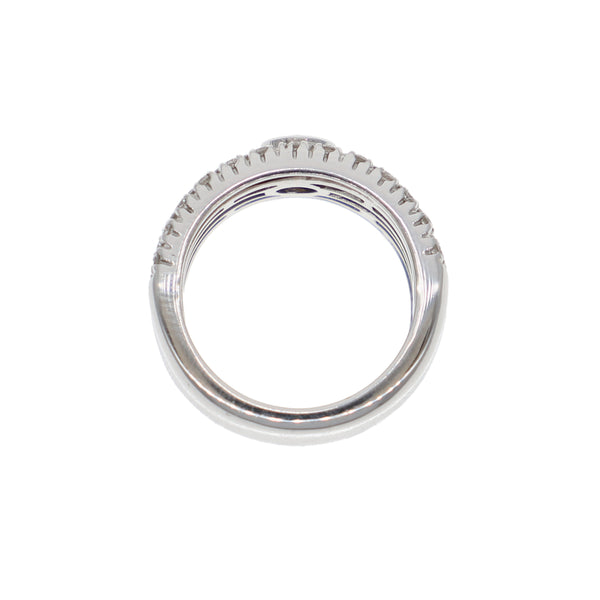 Anillo Oro Blanco y Brillantes AN-10123