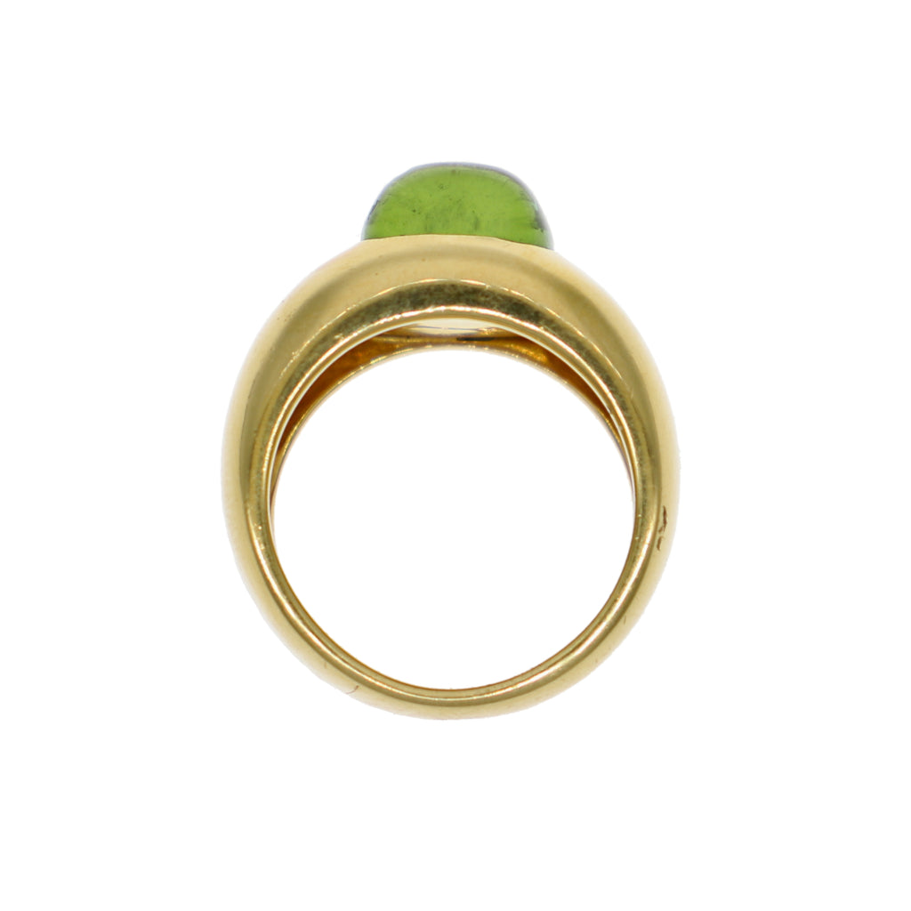 Anillo Oro Amarillo y Peridoto AN-11640
