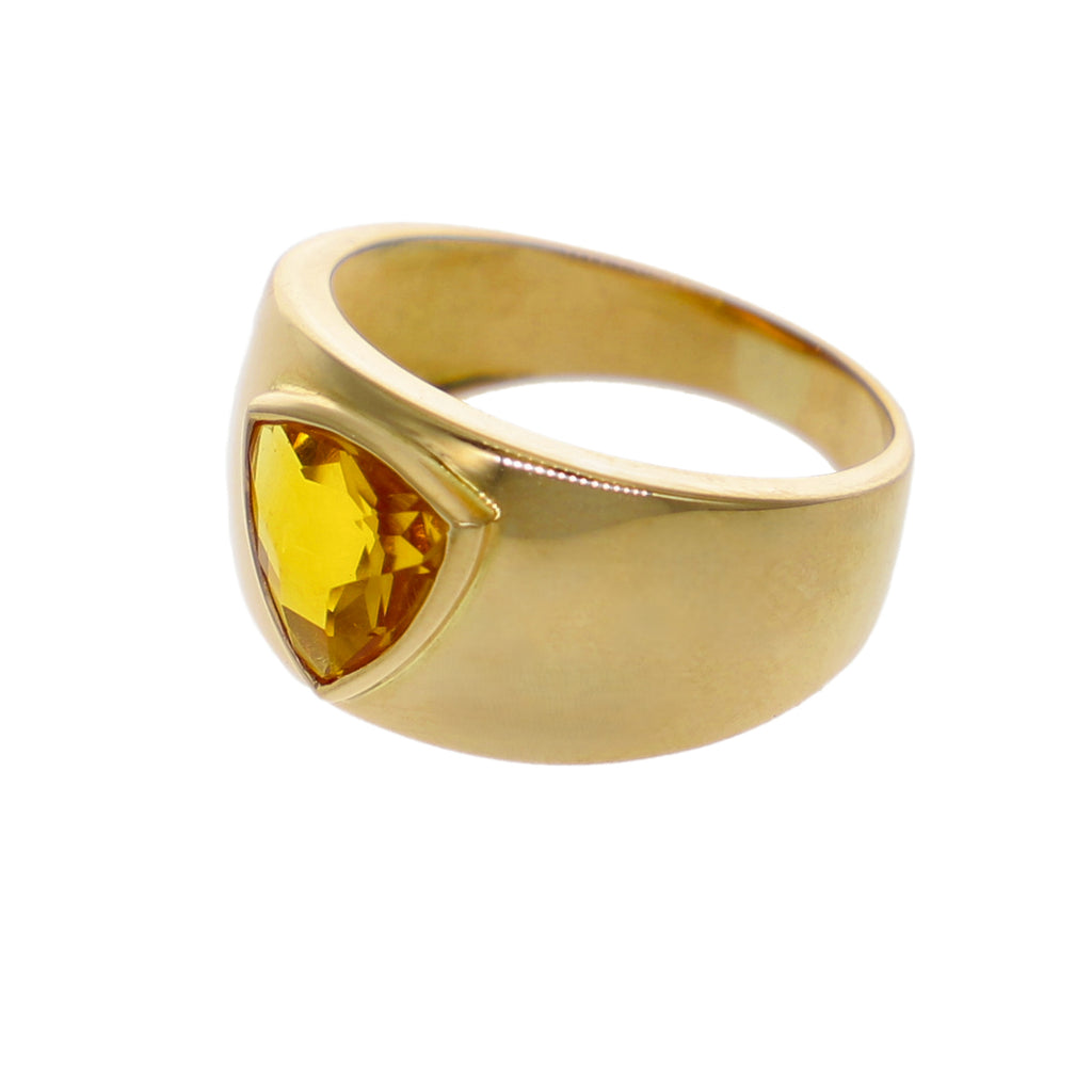 Anillo Oro Amarillo Citrino AN-12107