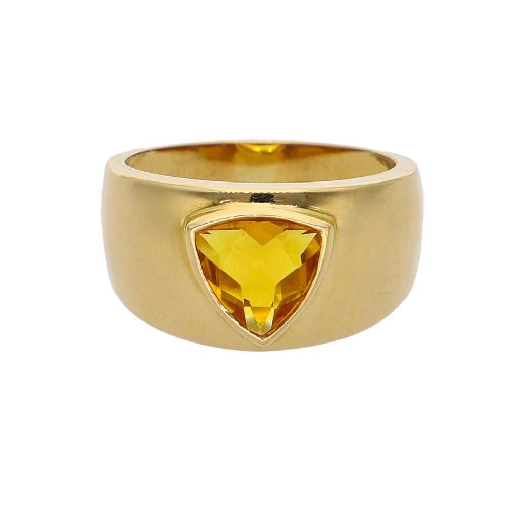 Anillo Oro Amarillo Citrino AN-12107