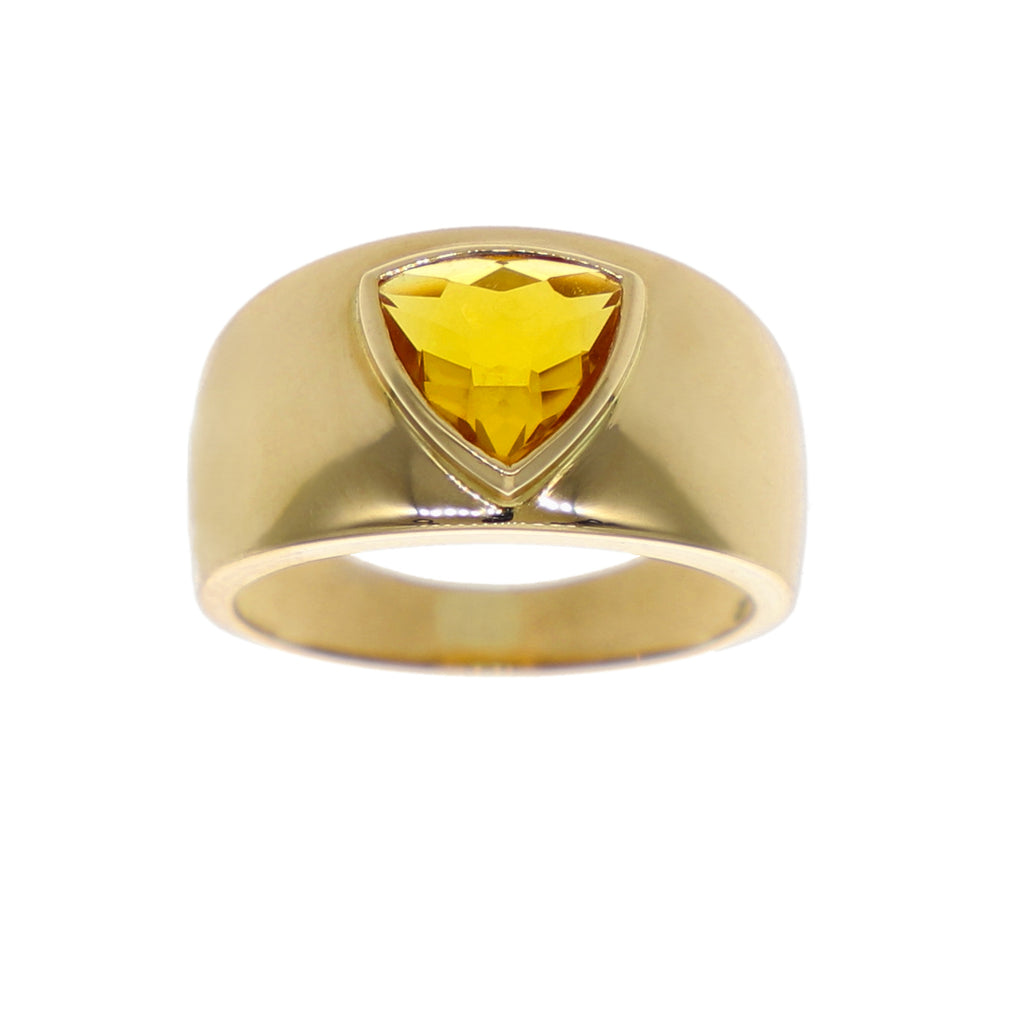 Anillo Oro Amarillo Citrino AN-12107