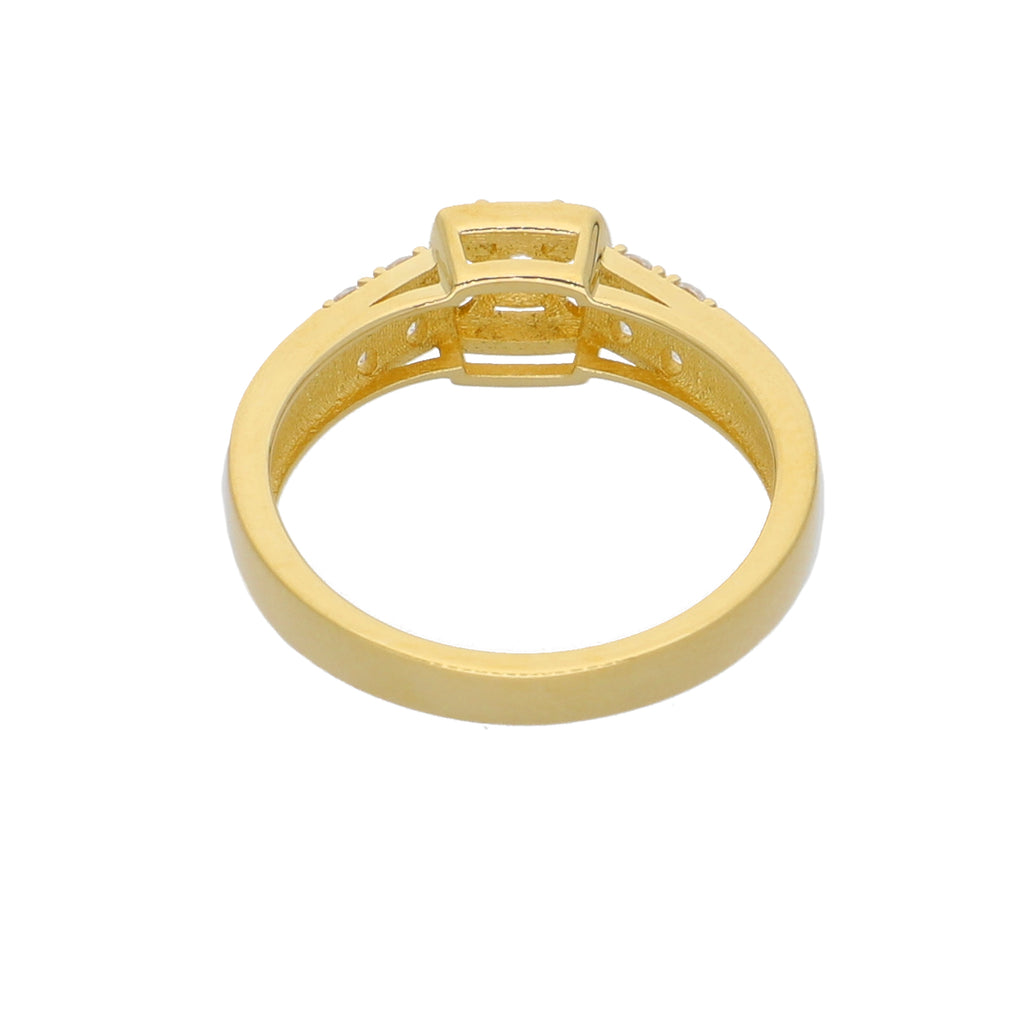 Anillo Oro Amarillo y Circones AN-13772